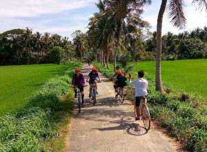 Cycling in Mekong Delta
